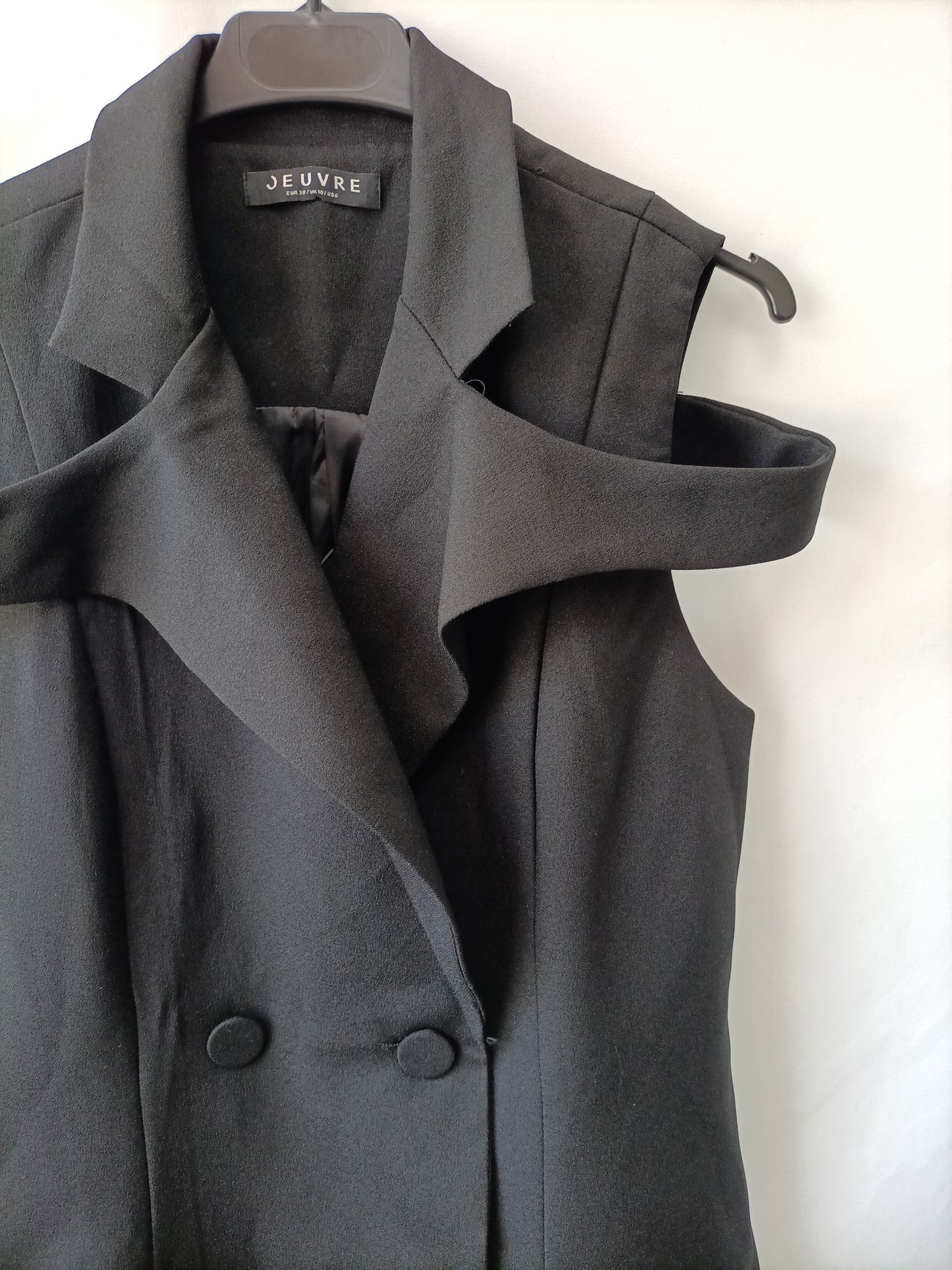 JEUVRE.Vestido estilo blazer T.38