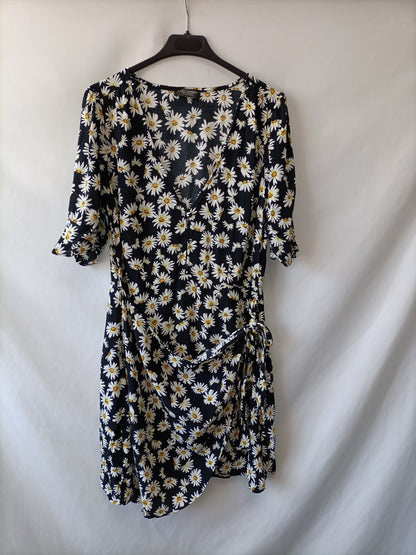 ZARA.Vestido margaritas T.L