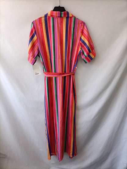 SAIDAN.Vestido rayas multicolor TU (S/M)