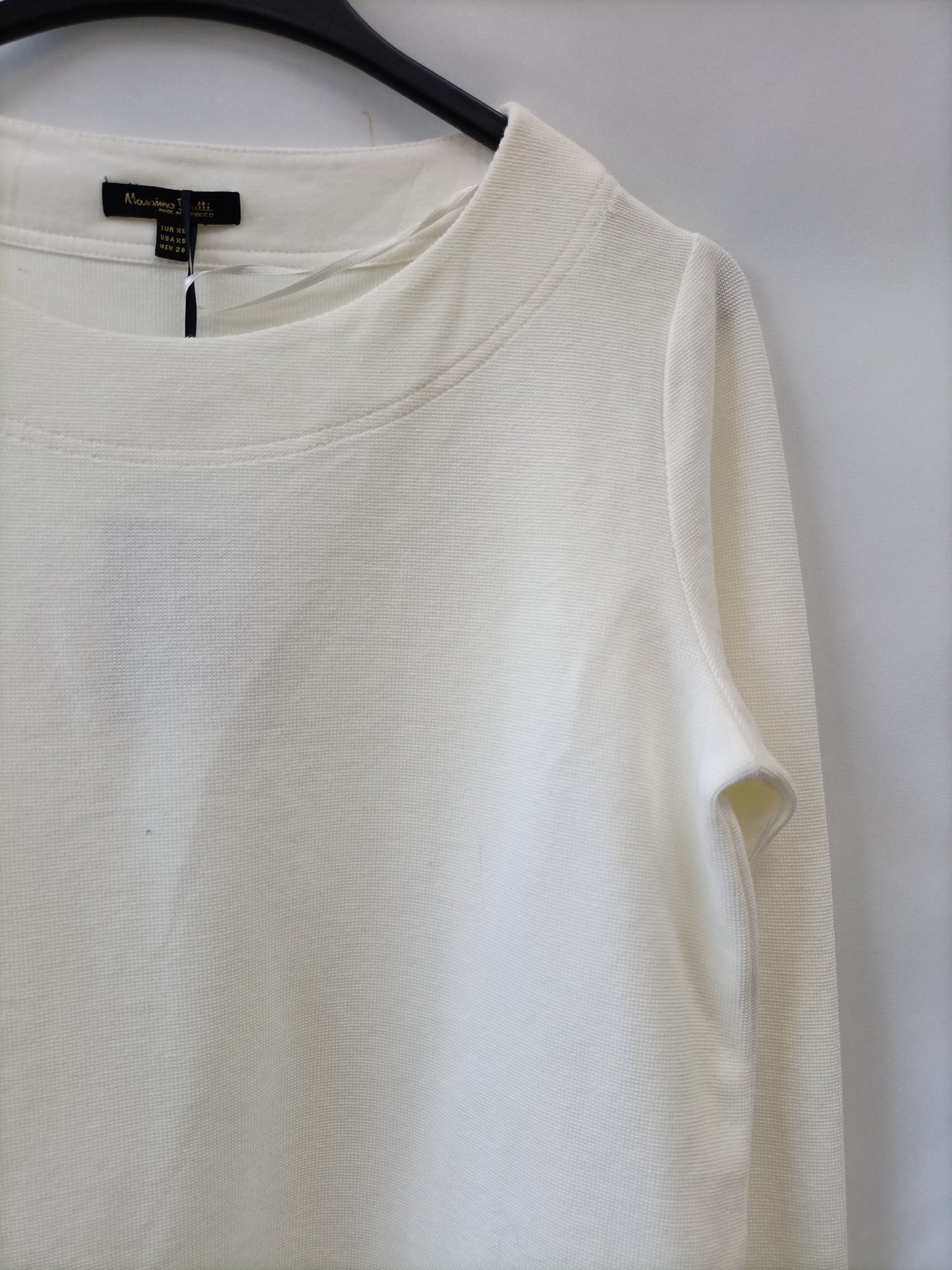 MASSIMO DUTTI. Jersey blanco T.xs