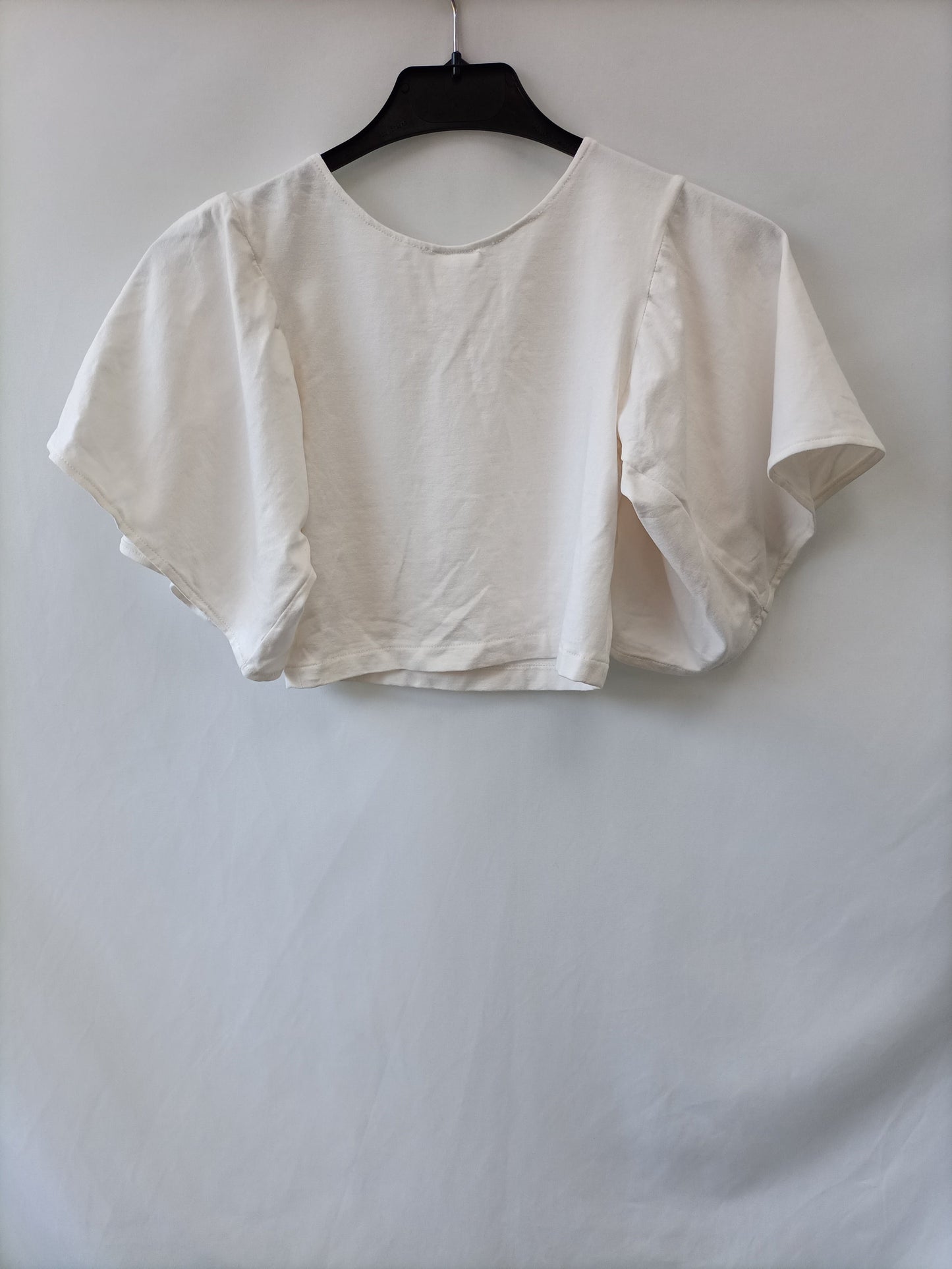 TANYA. Beige top with sleeves S/S