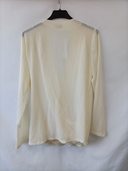 STRENA blusa blanca cruzada T.m