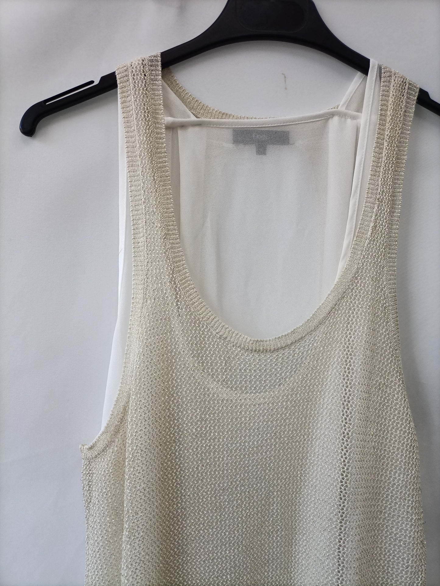 ELOGY. Top dorado rejilla T.m