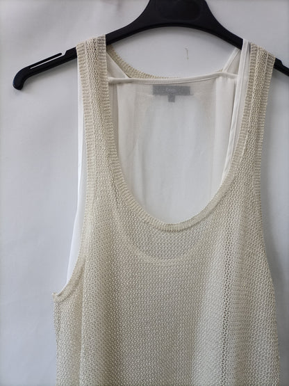 ELOGY. Top dorado rejilla T.m