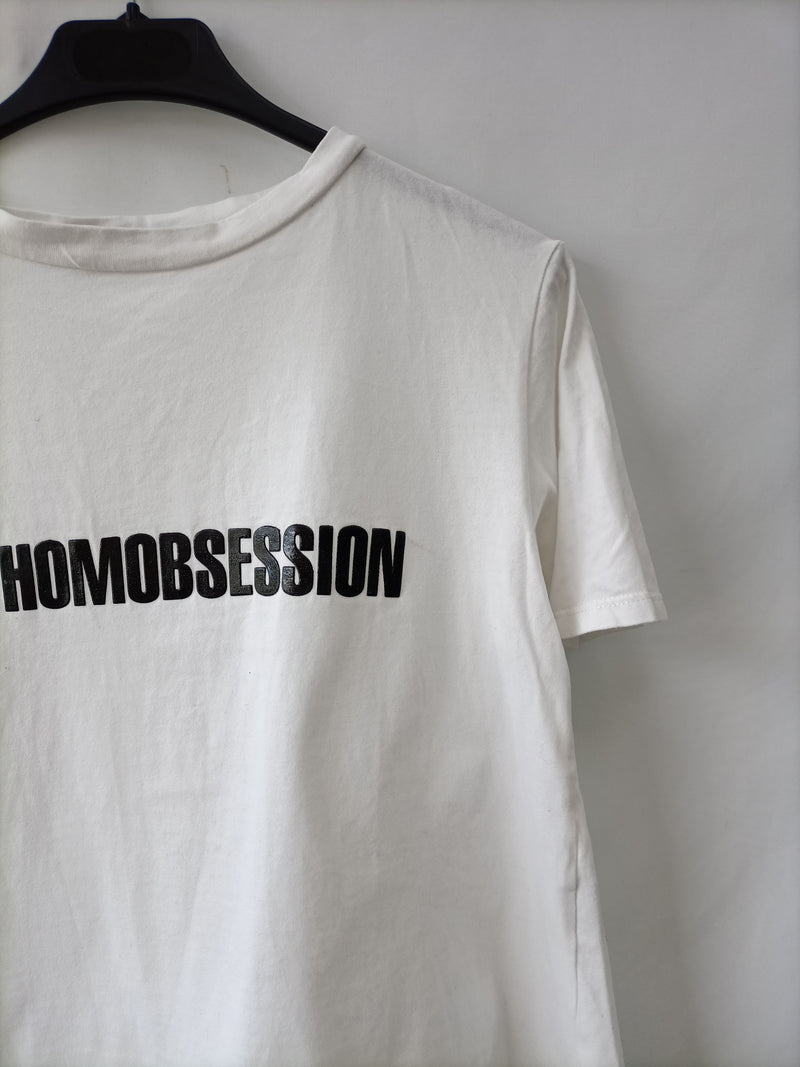 TOT HOM. Camiseta blanca T.38