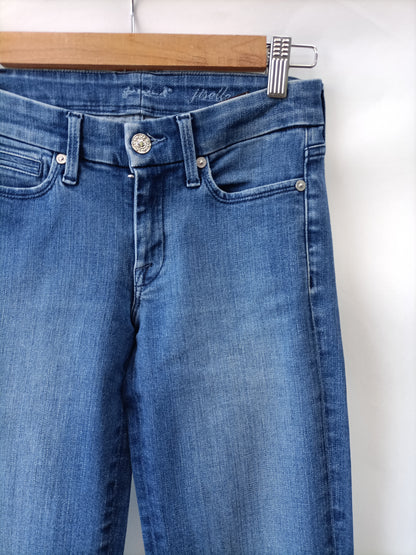 FOR ALL MANKIND SEVEN. Pantalón denim campana T.25(34)