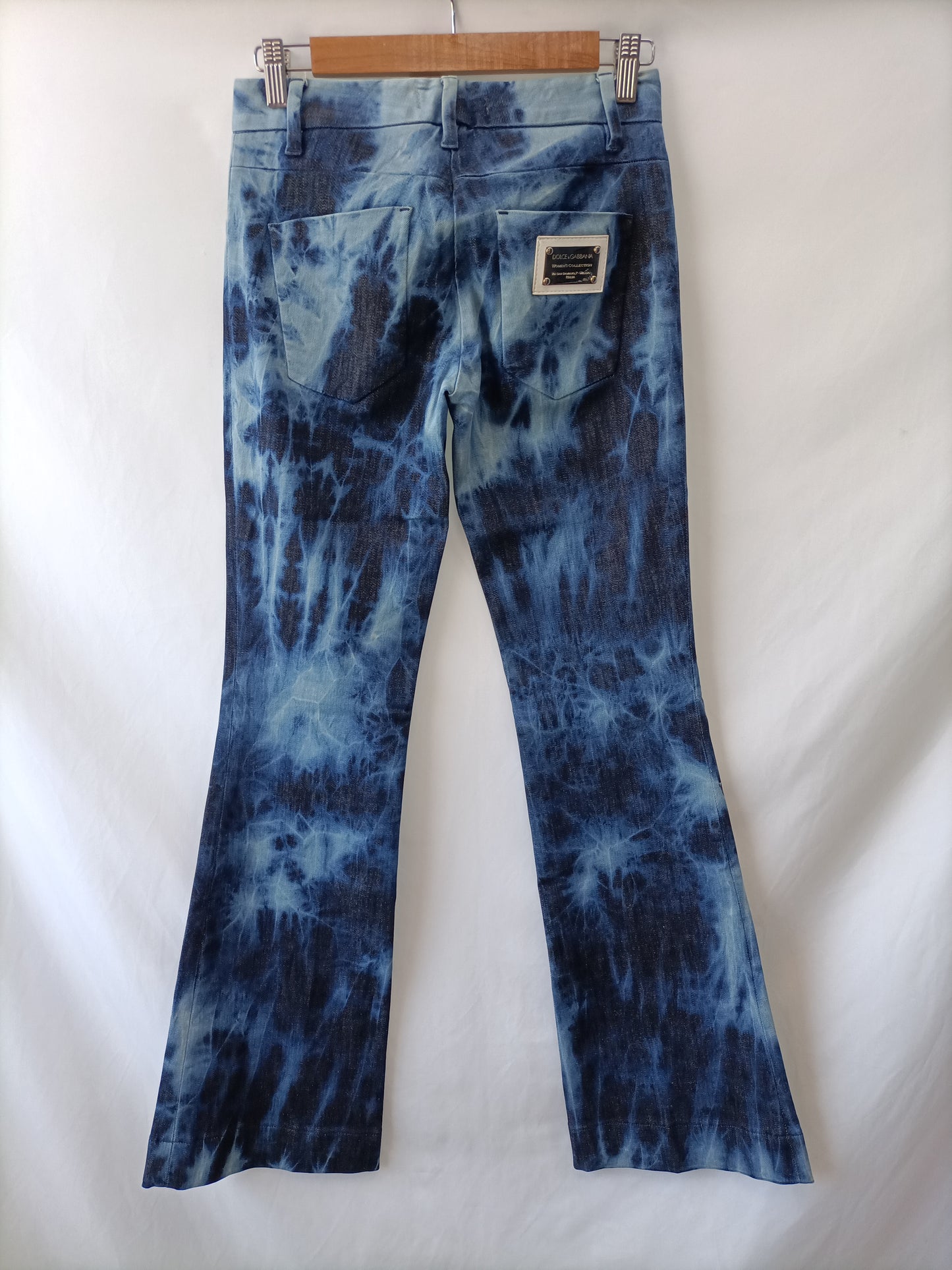 DOLCE&amp;GABANA. Tie-dye trousers, size 36