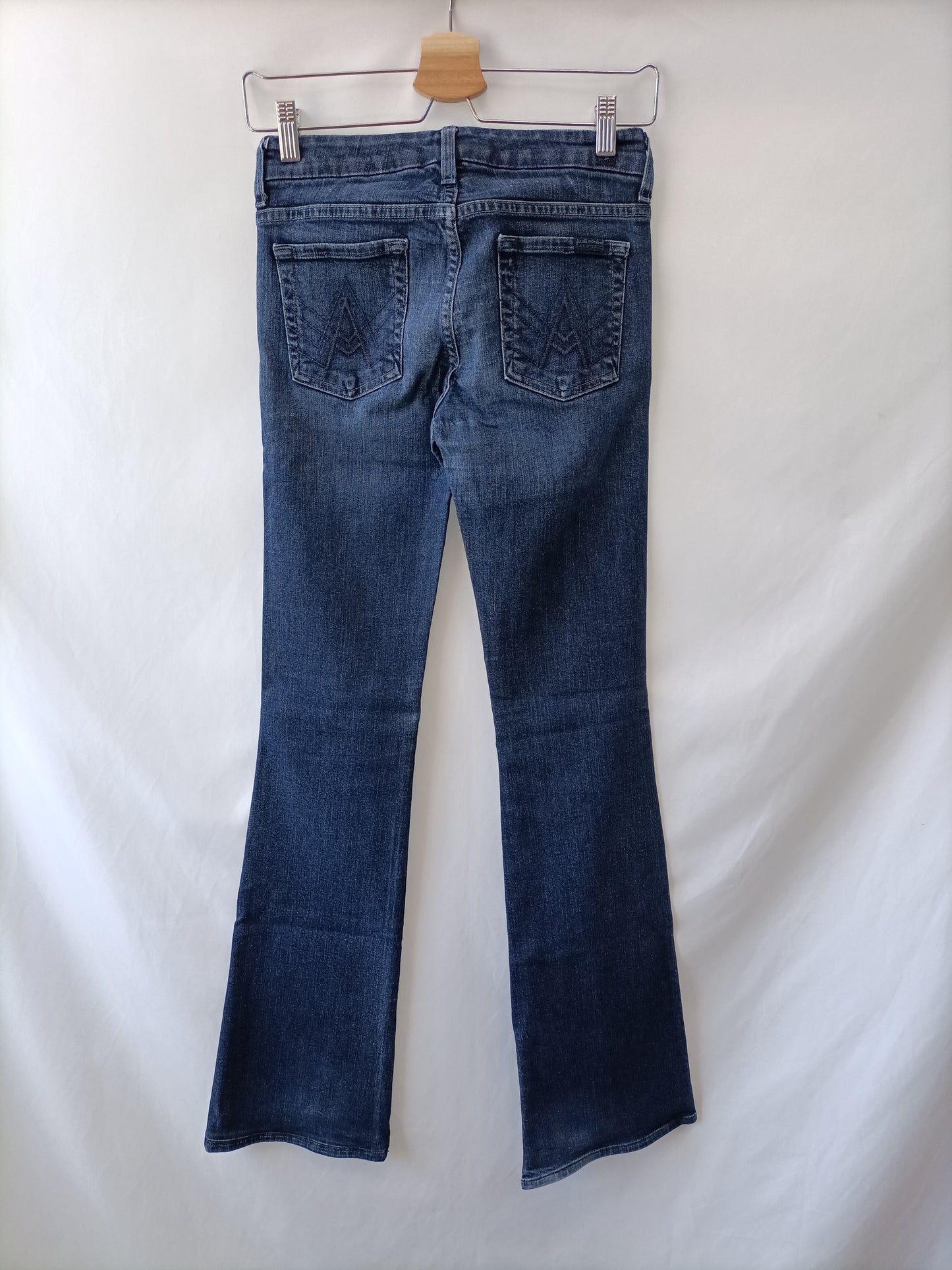 FOR ALL MANKIND SEVEN. Dark denim trousers S.25(34)
