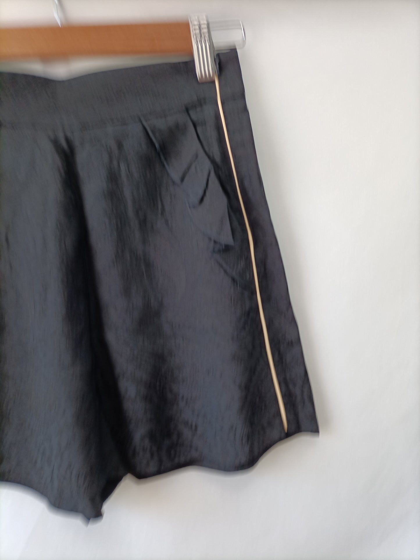 MAJE. Black Fluid Shorts Size 34