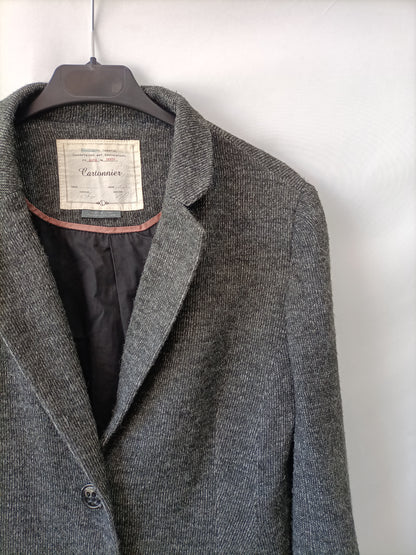 CARTONNIER. BLazer gris jaspeada T.l