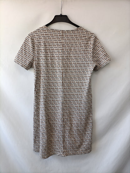 MANGO. Checkered Ts dress