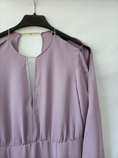 LOLA LI. Vestido lila cadenas T.38