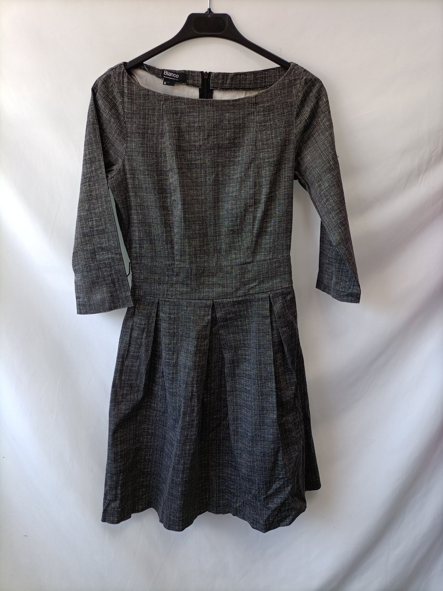 WHITE. Grey Ts dress