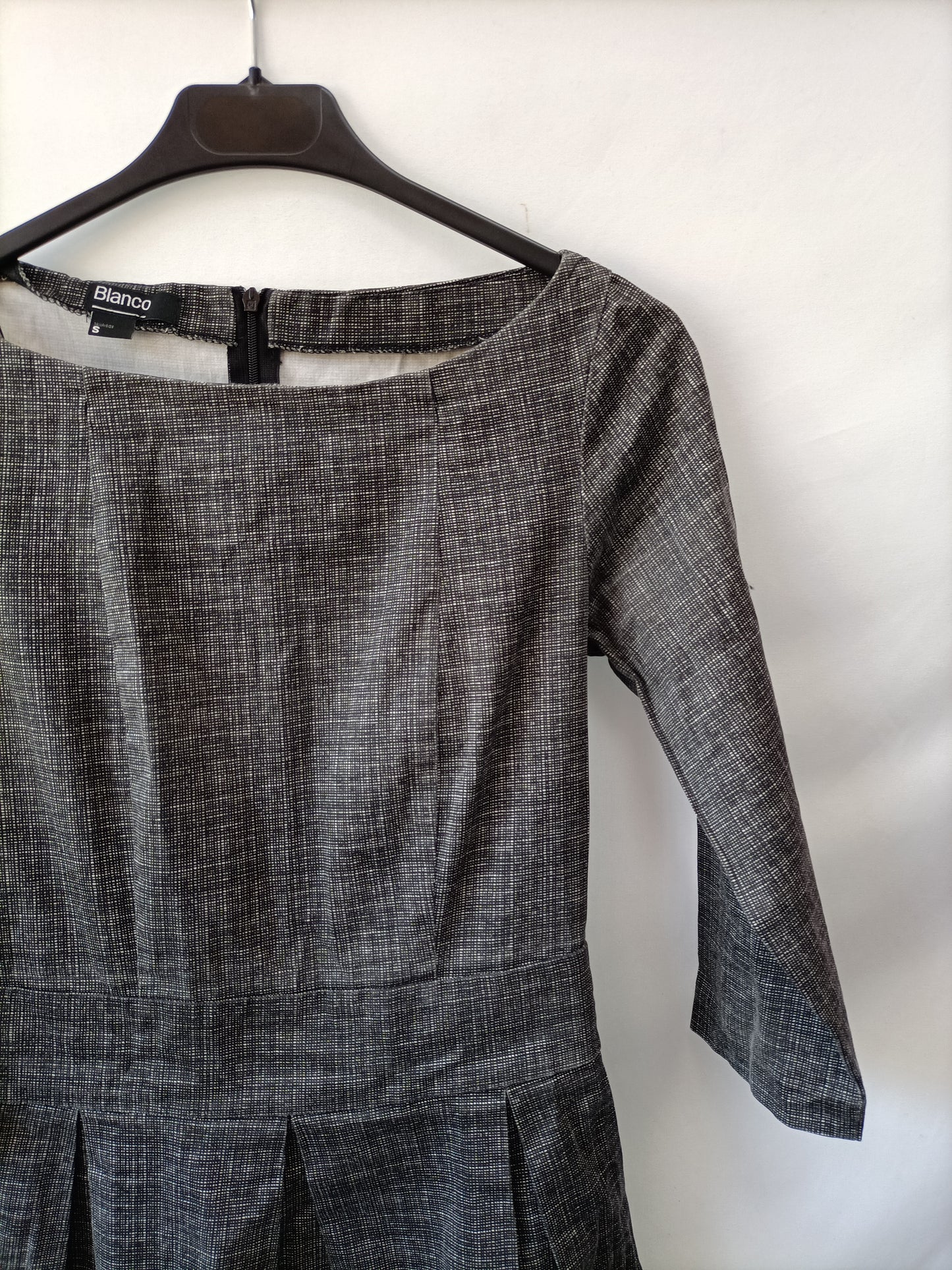 WHITE. Grey Ts dress