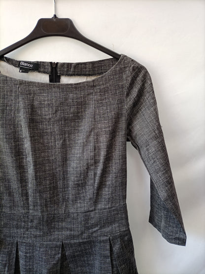 WHITE. Grey Ts dress