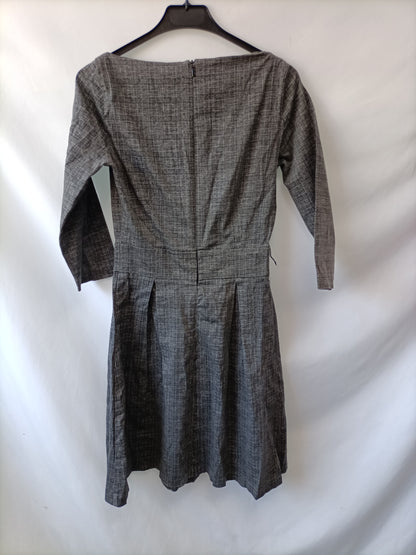 WHITE. Grey Ts dress