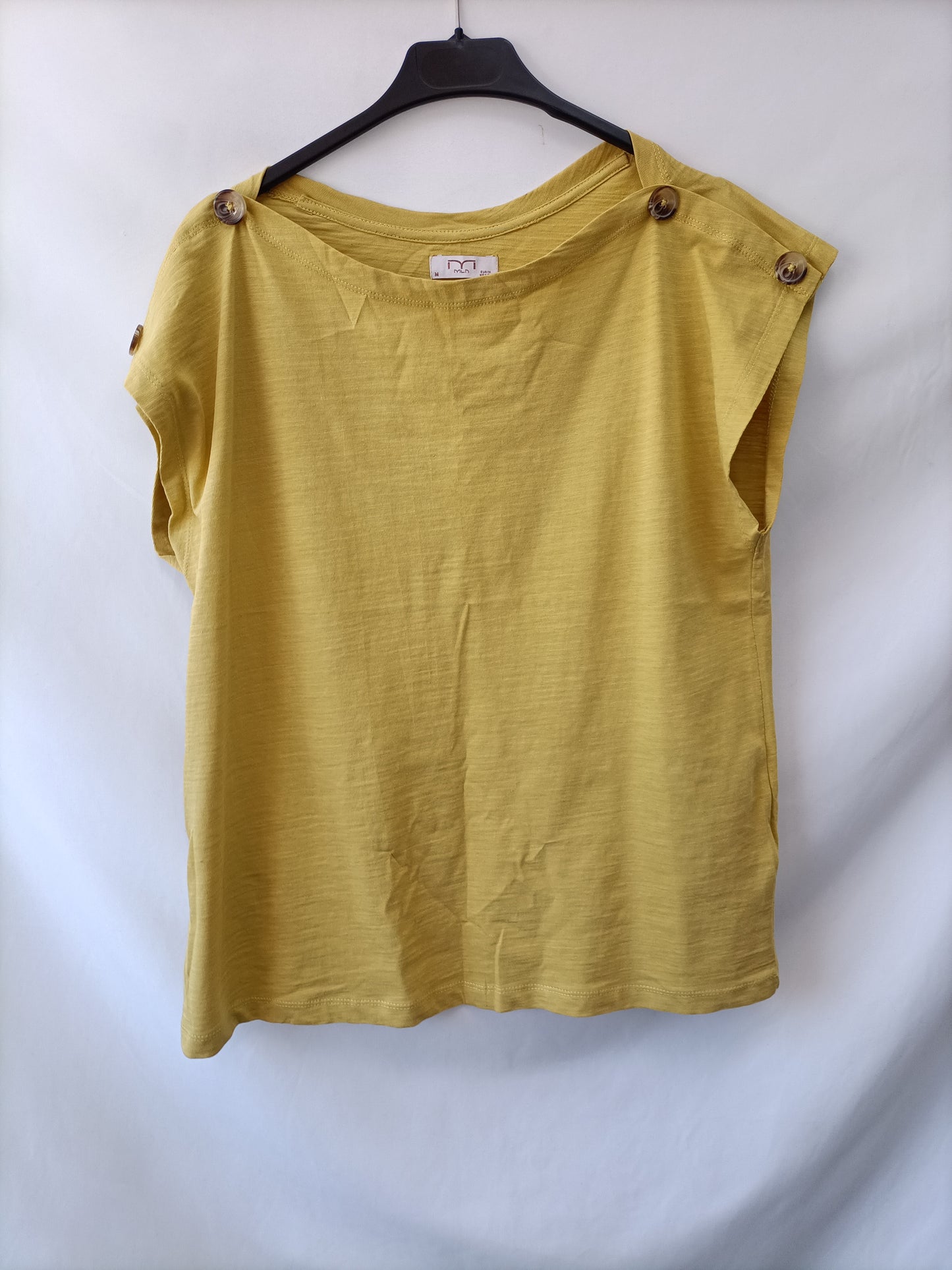 MILANO.Top amarillo pastel T.M