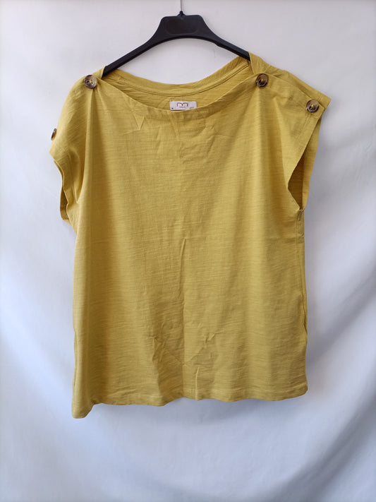 MILANO.Top amarillo pastel T.M