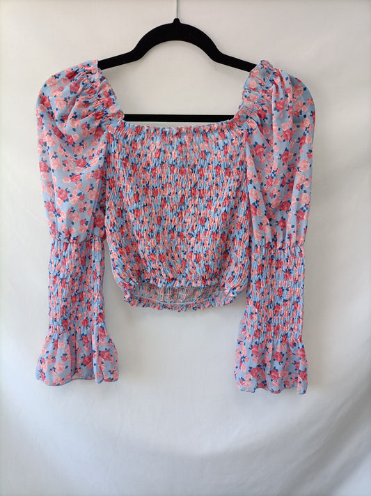 OTRAS.Top nido de abeja mangas T.XS/S