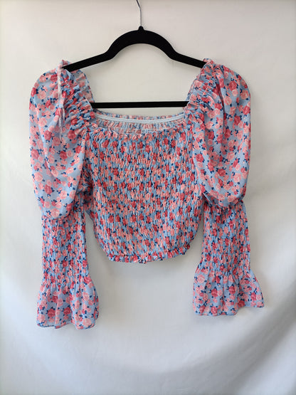 OTRAS.Top nido de abeja mangas T.XS/S