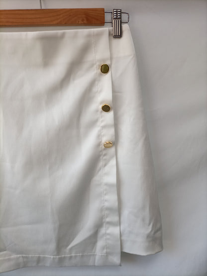 PAIRED.Falda blanca T.XS/S