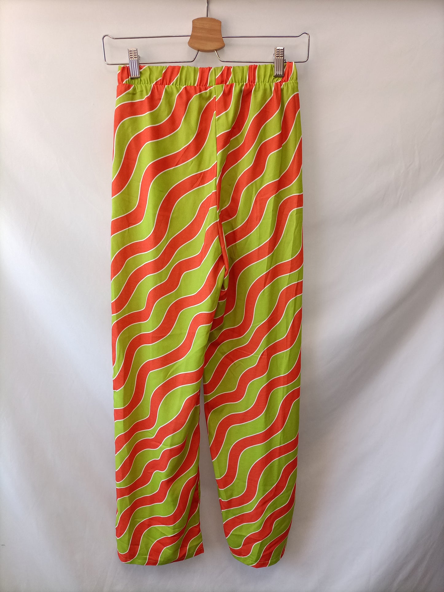 MEYME.Pantalones estampado geométrico T.S