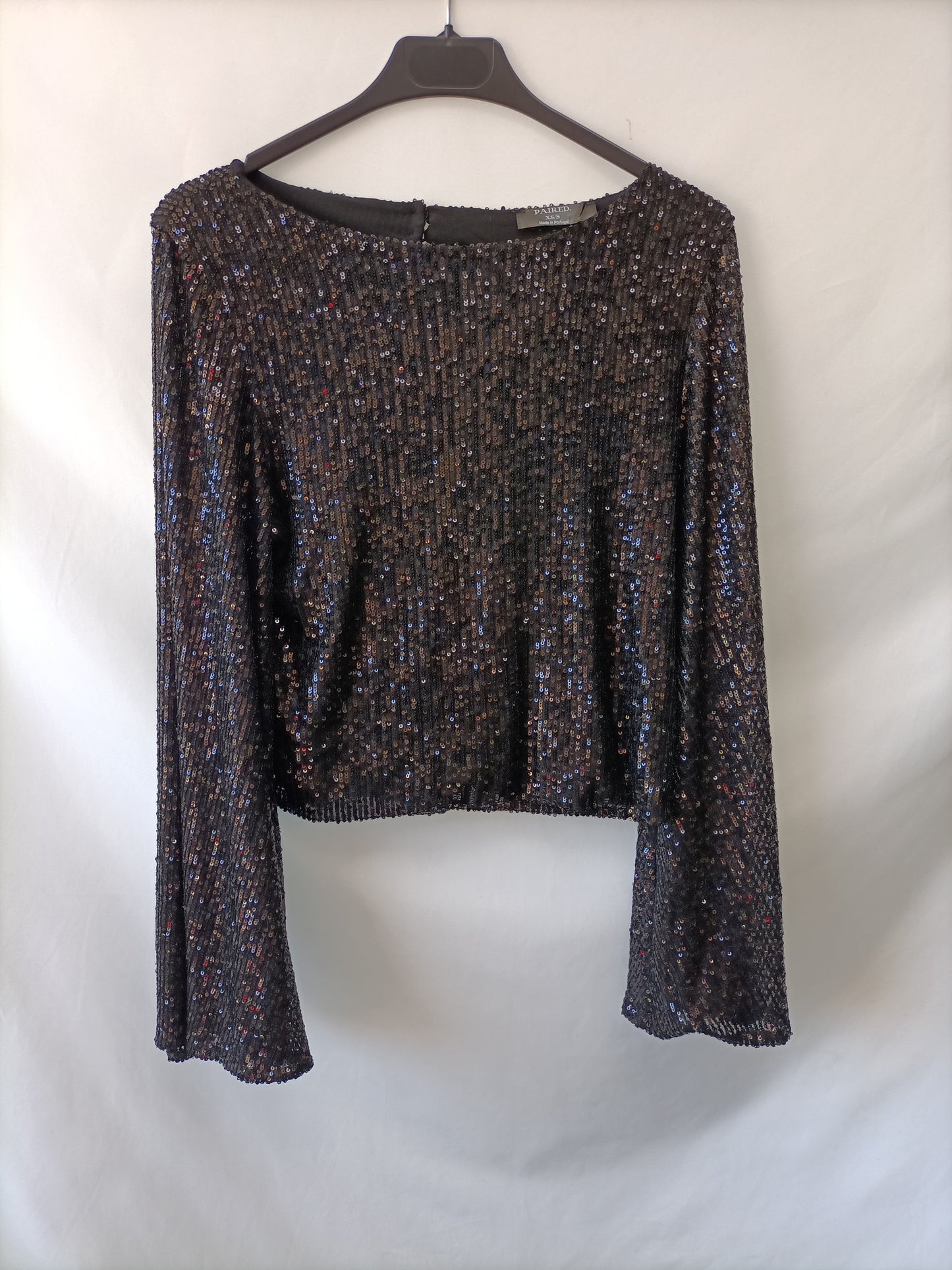 PAIRED.Top lentejuelas T.XS/S