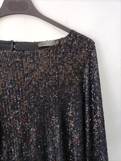 PAIRED.Top lentejuelas T.XS/S