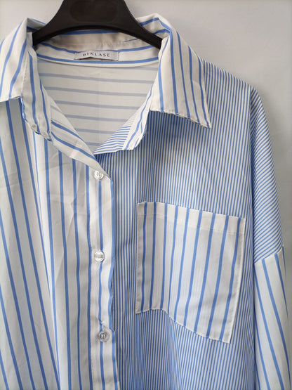 BYKLASE.TU oversized striped blouse (s/m)