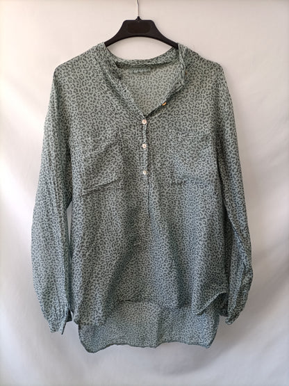 OTHERS. TS animal print blouse