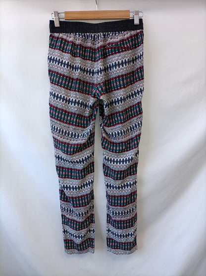 MAJE. Flowy trousers with ethnic print TS