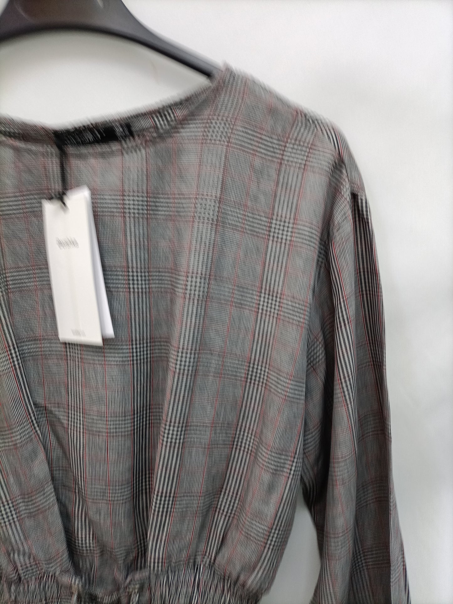 BERSHKA. Blusa/top estampado para de gallo T.s