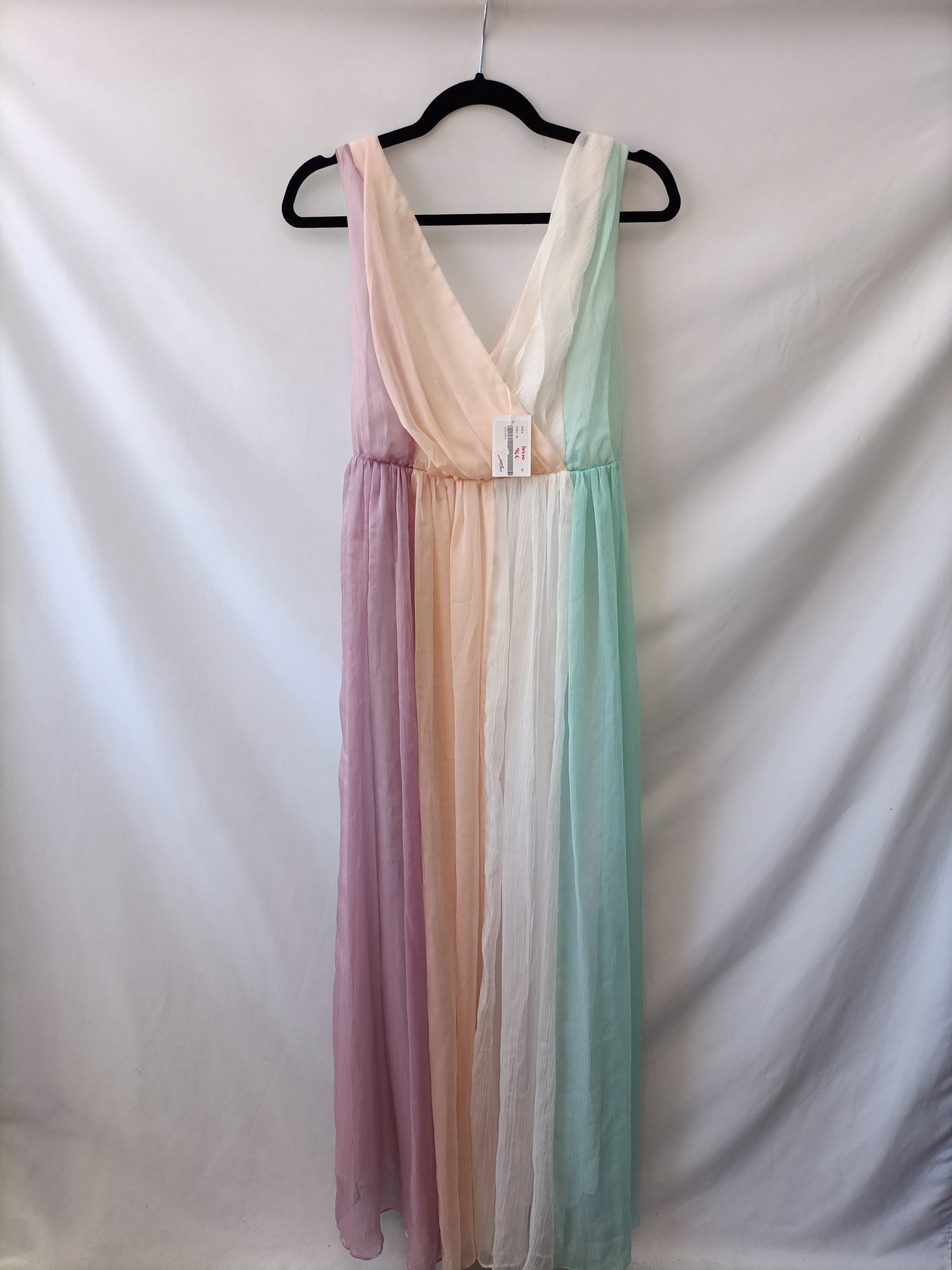 MIOH.Vestido largo tonos pastel T.M
