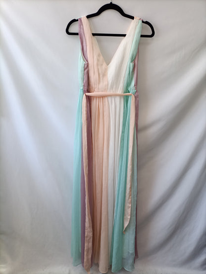 MIOH.Vestido largo tonos pastel T.M