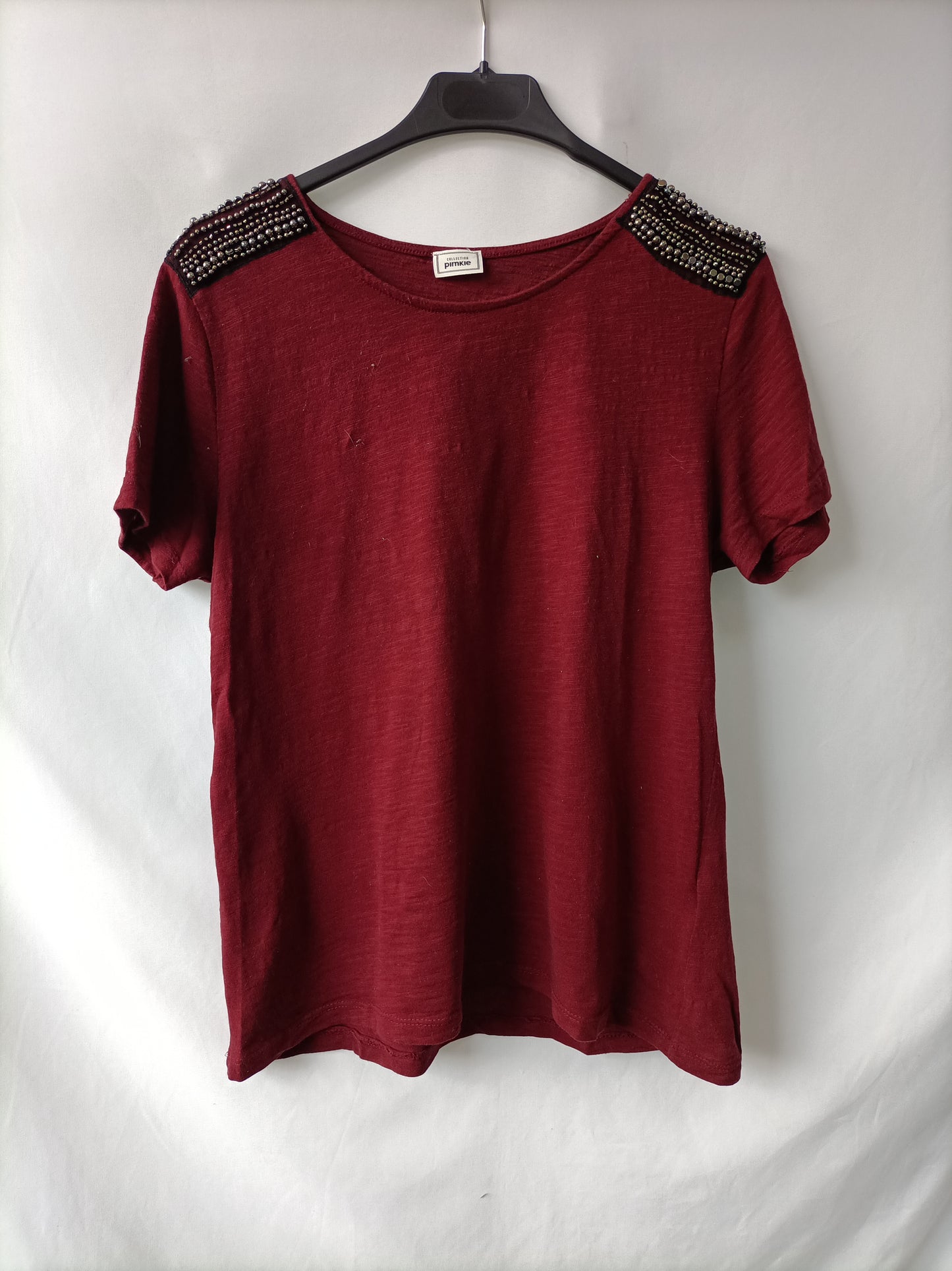 PIMKIE. Camiseta abalorios T.m