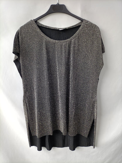 OKEYSI. Camiseta púrpurina T.m