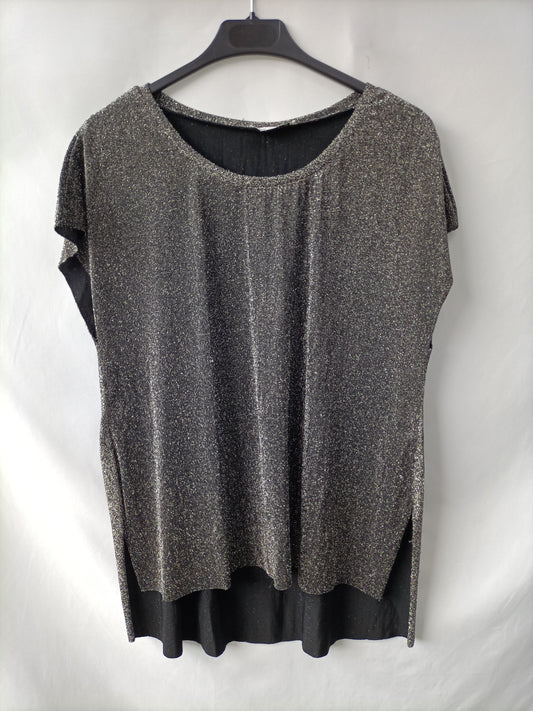 OKEYSI. Camiseta púrpurina T.m