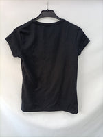 FAIRLY. Camiseta negra calavera T (2).s