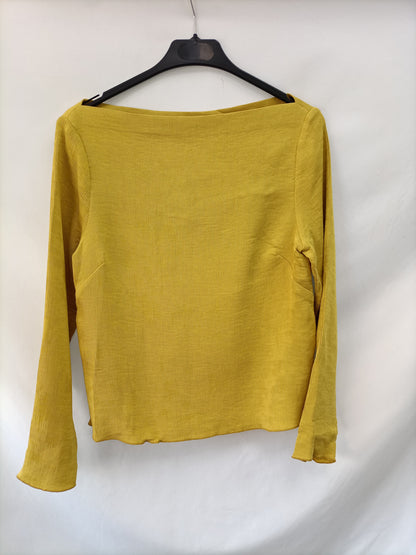 JOTA+GE. Lime Green Ribbed Ts Blouse