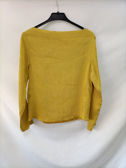 JOTA+GE. Lime Green Ribbed Ts Blouse