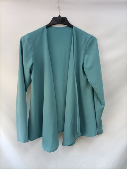 OTHERS. Flowing teal jacket TU (s/m)