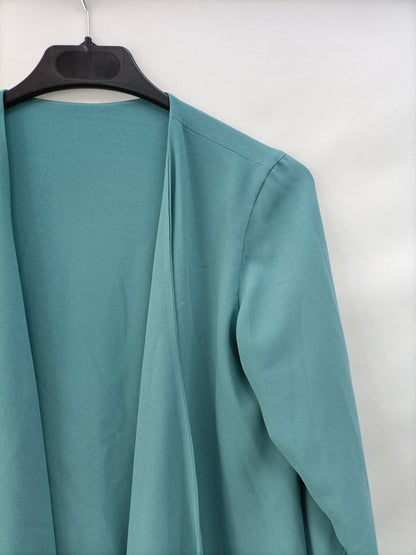 OTHERS. Flowing teal jacket TU (s/m)