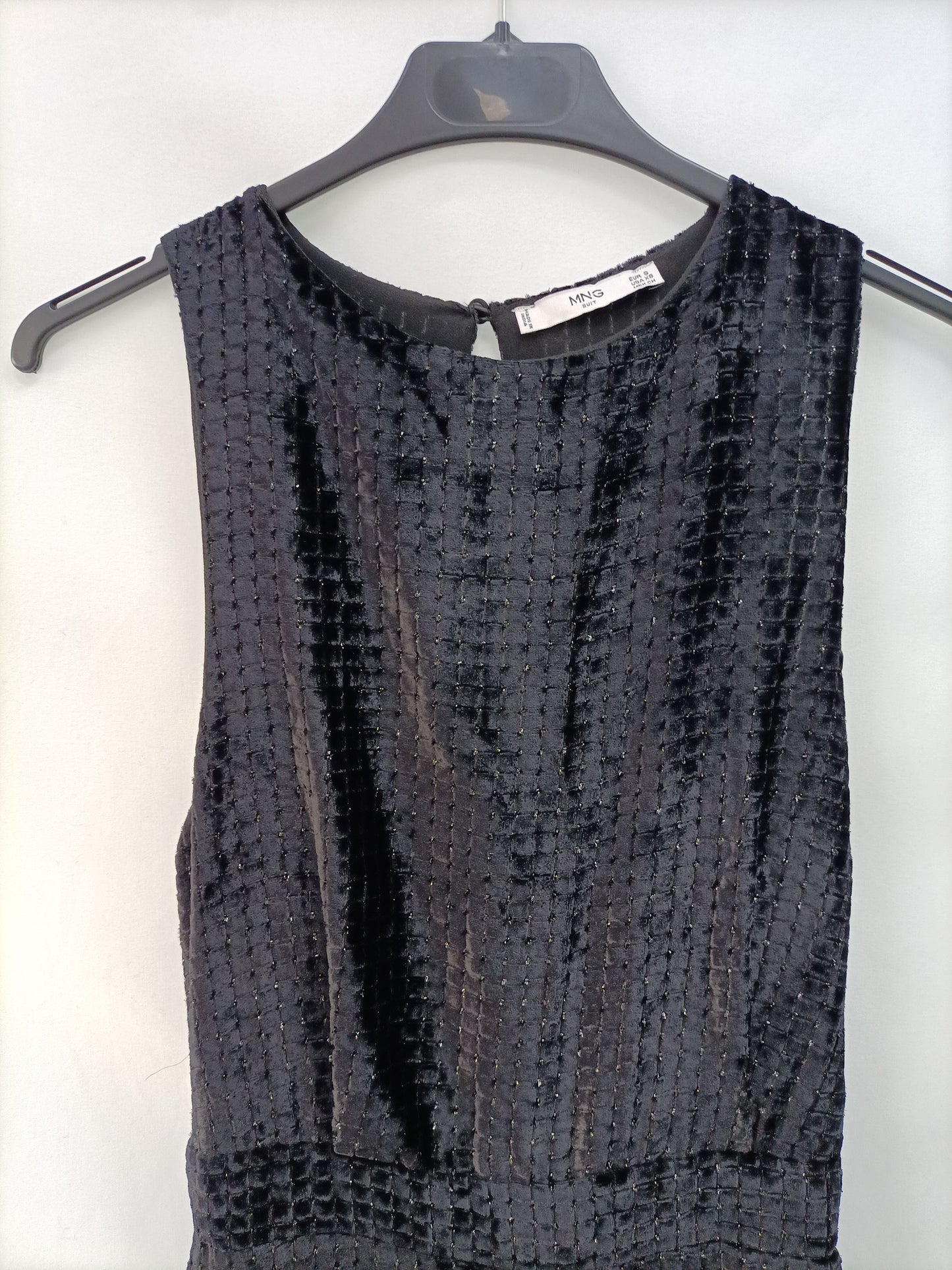 MANGO.Mono culotte terciopelo T.s