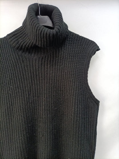 CUCURUBA. Jersey sin mangas negro T. s/m
