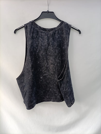MILKYWAY. Camiseta negra tie dye Tu (m)