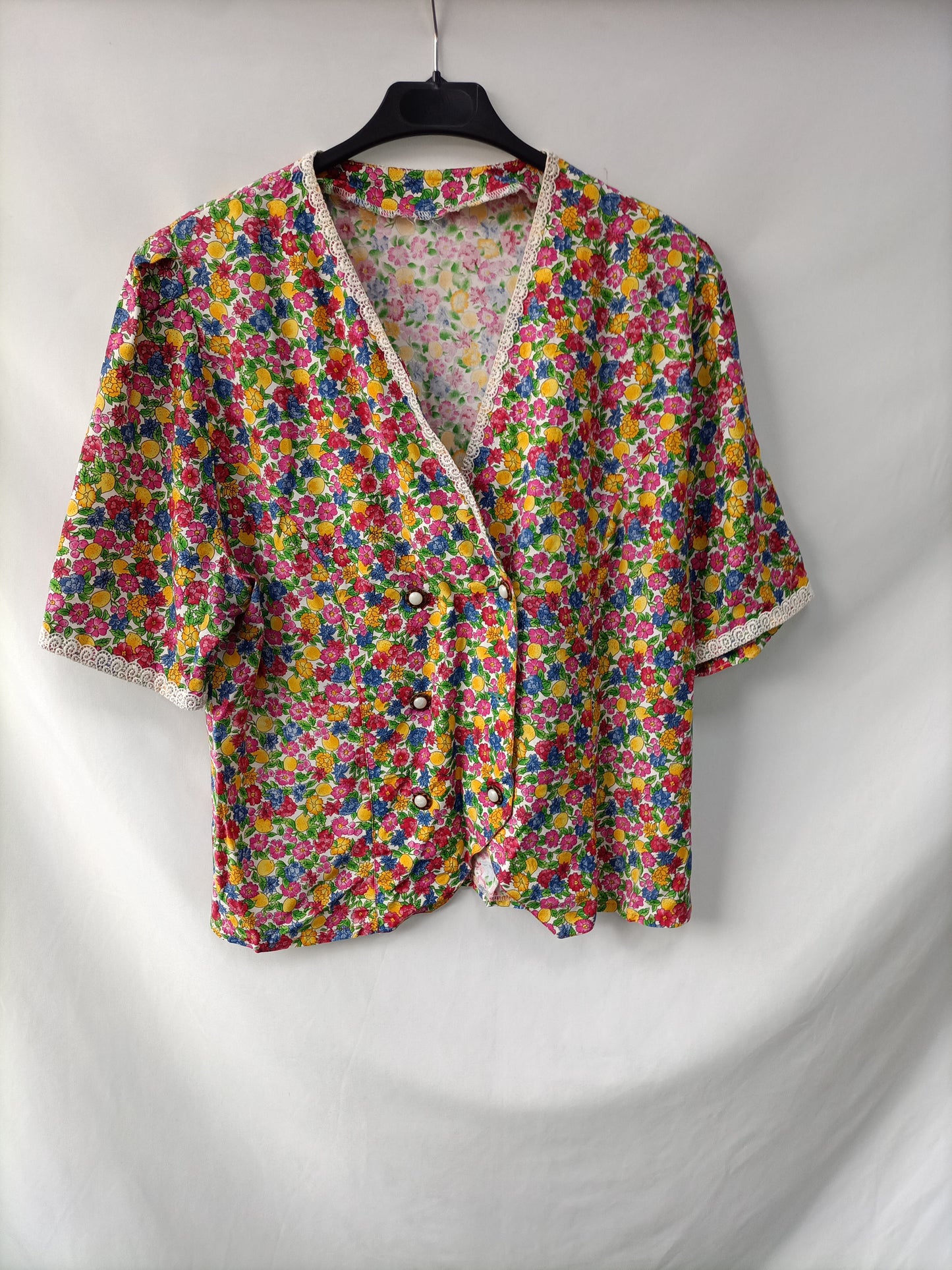 OTRAS. Blusa cruzada Vintage Tu(l)