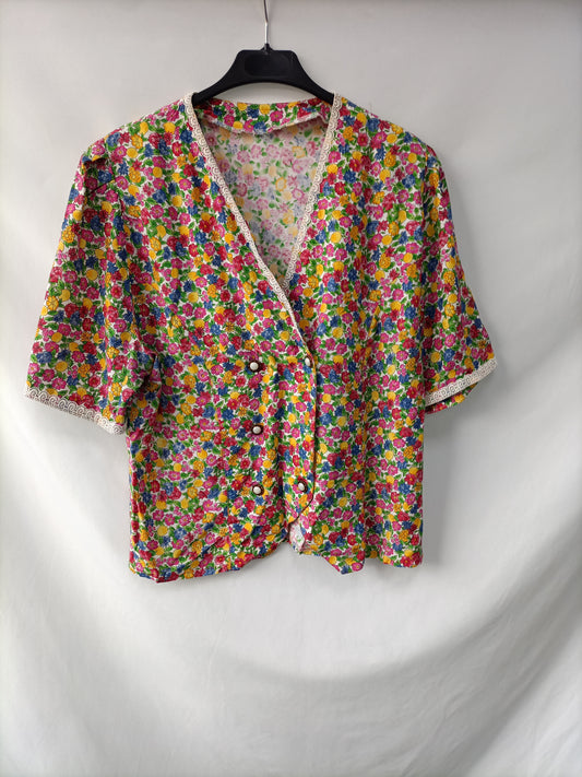 OTRAS. Blusa cruzada Vintage Tu(l)