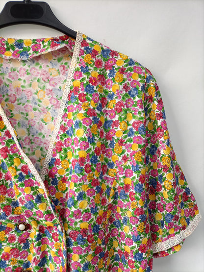 OTRAS. Blusa cruzada Vintage Tu(l)