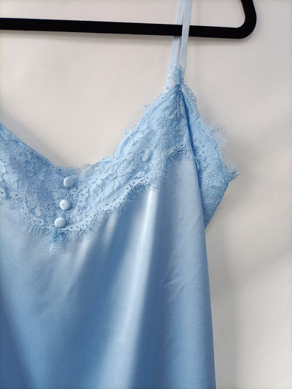 OTHERS. Blue lingerie top Tu(xl)