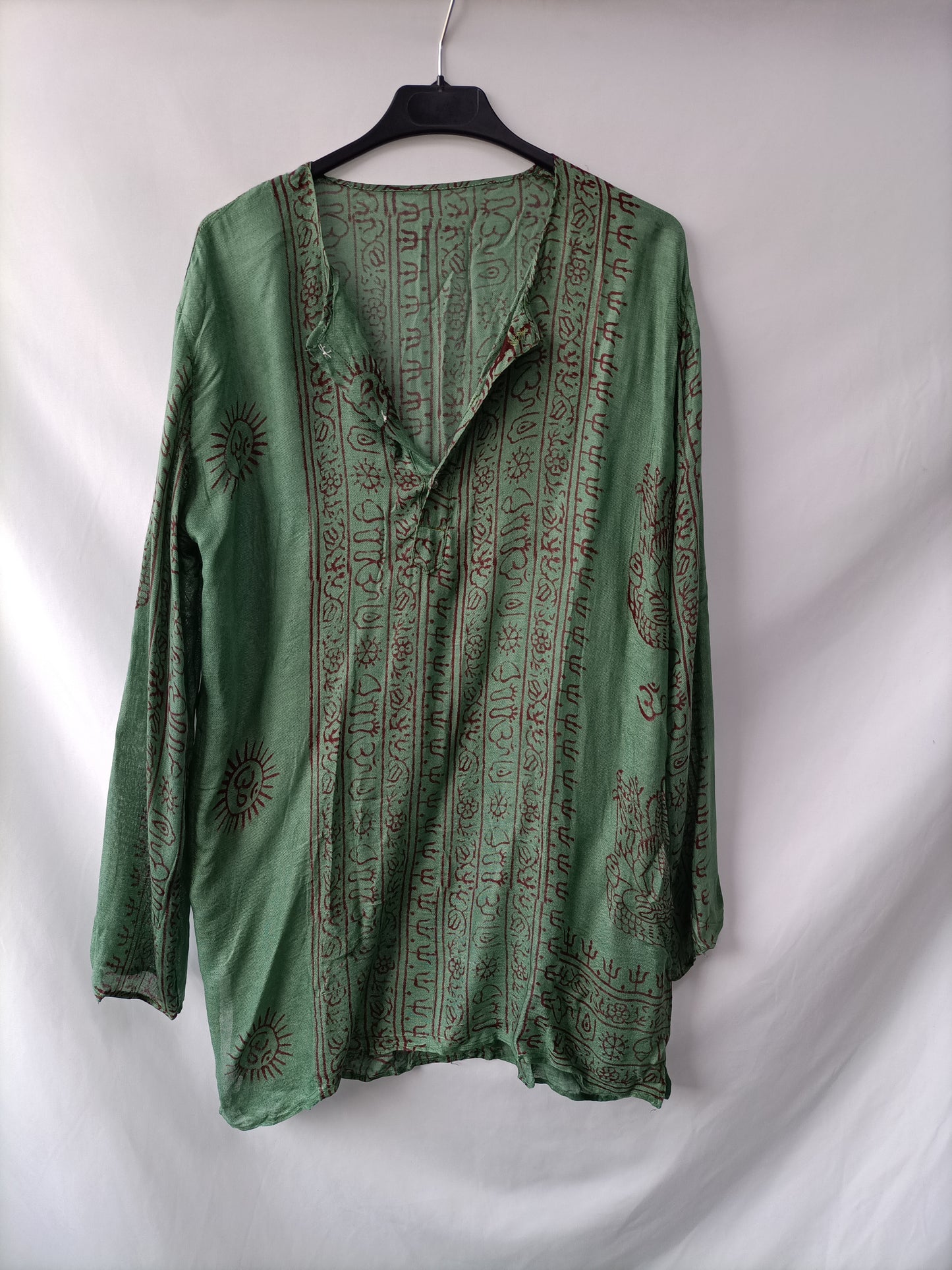 OTRAS. Bluson étnico verde Tu(s/m)